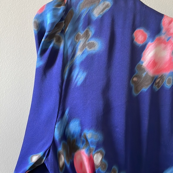 Anthropologie Made In Kind Peter Som GORGEOUS SILK dress - Picture 12 of 14